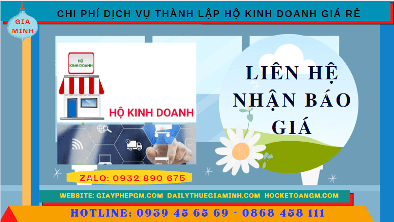 DỊCH VỤ THÀNH LẬP HỘ KINH DOANH GIÁ RẺ TẠI HÀ TĨNH 5 Chi phí thành lập hộ kinh doanh giá rẻ tại Hà Tĩnh
