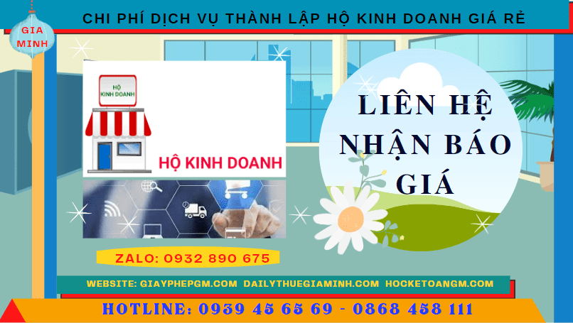 Dịch vụ thành lập hộ kinh doanh giá rẻ tại hậu giang 5 Chi phí thành lập hộ kinh doanh giá rẻ tại Hậu Giang