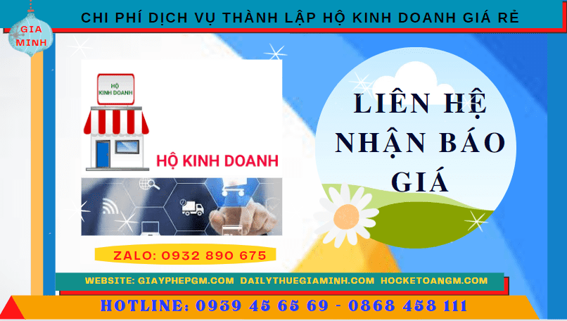 DỊCH VỤ THÀNH LẬP HỘ KINH DOANH GIÁ RẺ TẠI HƯNG YÊN 5 Chi phí thành lập hộ kinh doanh giá rẻ tại Hưng Yên