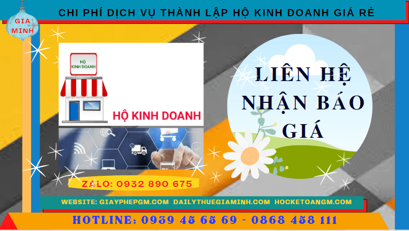 Dịch vụ thành lập hộ kinh doanh giá rẻ tại lâm đồng 5 Chi phí thành lập hộ kinh doanh giá rẻ tại Lâm Đồng