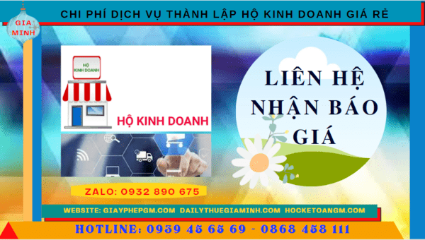DỊCH VỤ THÀNH LẬP HỘ KINH DOANH GIÁ RẺ TẠI LẠNG SƠN 5 Chi phí thành lập hộ kinh doanh giá rẻ tại Lạng Sơn