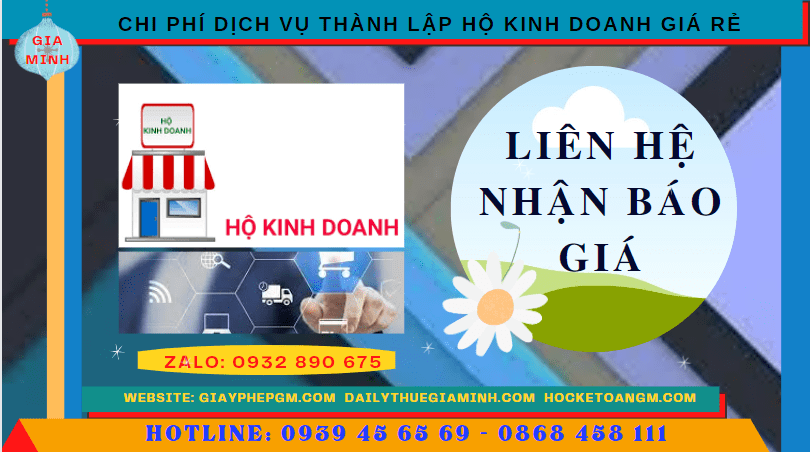 DỊCH VỤ THÀNH LẬP HỘ KINH DOANH GIÁ RẺ TẠI LÀO CAI 5 Chi phí thành lập hộ kinh doanh giá rẻ tại Lào Cai