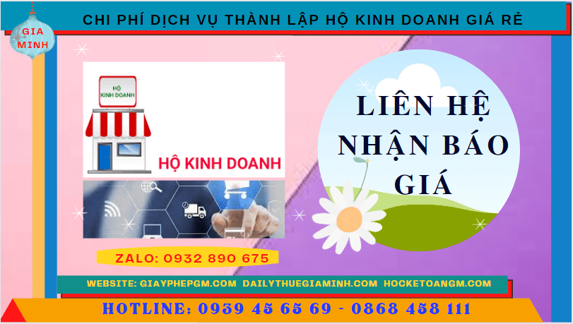 DỊCH VỤ THÀNH LẬP HỘ KINH DOANH GIÁ RẺ TẠI NINH THUẬN 5 Chi phí thành lập hộ kinh doanh giá rẻ tại Ninh Thuận