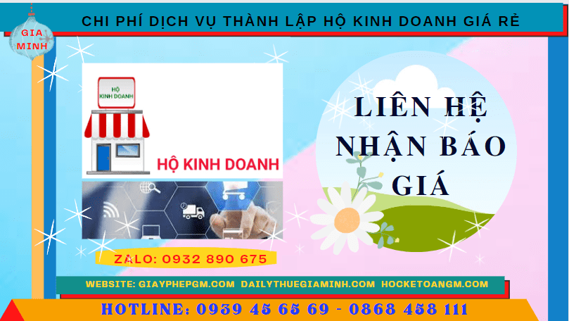 DỊCH VỤ THÀNH LẬP HỘ KINH DOANH GIÁ RẺ TẠI QUẢNG BÌNH 5 Chi phí thành lập hộ kinh doanh giá rẻ tại Quảng Bình