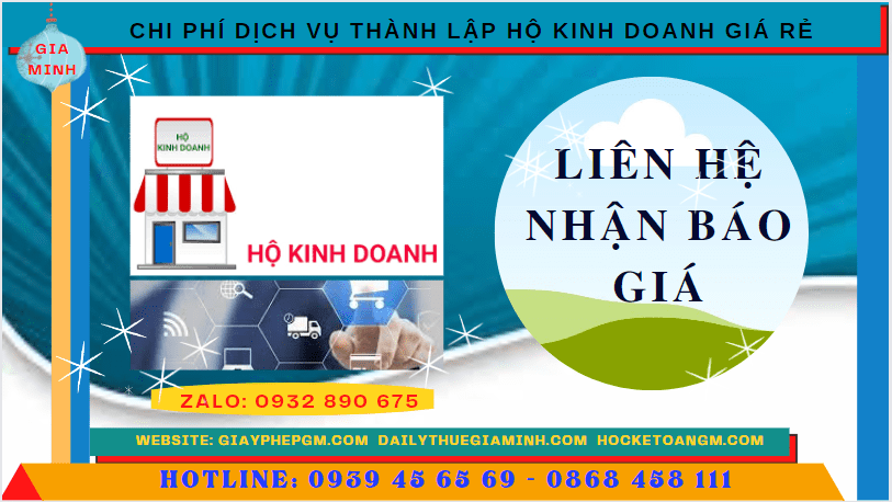 Dịch vụ thành lập hộ kinh doanh giá rẻ tại tây ninh 5 Chi phí thành lập hộ kinh doanh giá rẻ tại Tây Ninh