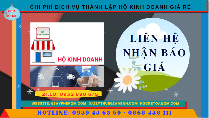 DỊCH VỤ THÀNH LẬP HỘ KINH DOANH GIÁ RẺ TẠI THÀNH PHỐ HUẾ 5 Chi phí thành lập hộ kinh doanh giá rẻ tại Thành Phố Huế