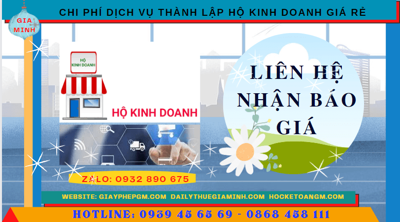 DỊCH VỤ THÀNH LẬP HỘ KINH DOANH GIÁ RẺ TẠI THÀNH PHỐ HƯNG YÊN 5 Chi phí thành lập hộ kinh doanh giá rẻ tại Thành Phố Hưng Yên