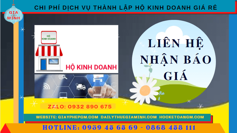 DỊCH VỤ THÀNH LẬP HỘ KINH DOANH GIÁ RẺ TẠI TP HƯNG YÊN 5 Chi phí thành lập hộ kinh doanh giá rẻ tại TP Hưng Yên