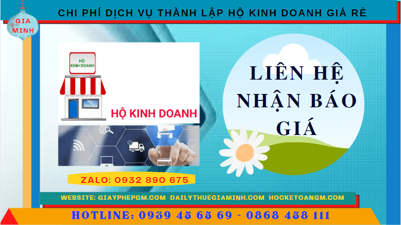 DỊCH VỤ THÀNH LẬP HỘ KINH DOANH GIÁ RẺ TẠI TUYÊN QUANG 5 Chi phí thành lập hộ kinh doanh giá rẻ tại Tuyên Quang