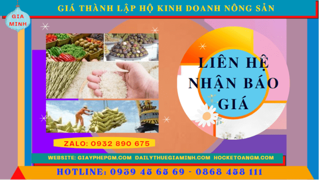 Thành lập hộ kinh doanh nông sản tại đắk nông 11 Chi phí thành lập hộ kinh doanh nông sản tại Đắk Nông