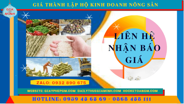 Thành lập hộ kinh doanh nông sản tại Lâm Đồng 11 Chi phí thành lập hộ kinh doanh nông sản tại Lâm Đồng