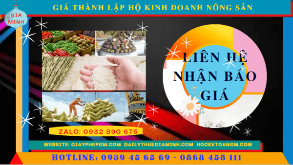 Thành lập hộ kinh doanh nông sản tại Quảng Ngãi 11 Chi phí thành lập hộ kinh doanh nông sản tại Quảng Ngãi