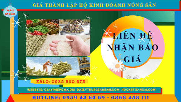 Thành lập hộ kinh doanh nông sản tại tây ninh 11 Chi phí thành lập hộ kinh doanh nông sản tại Tây Ninh