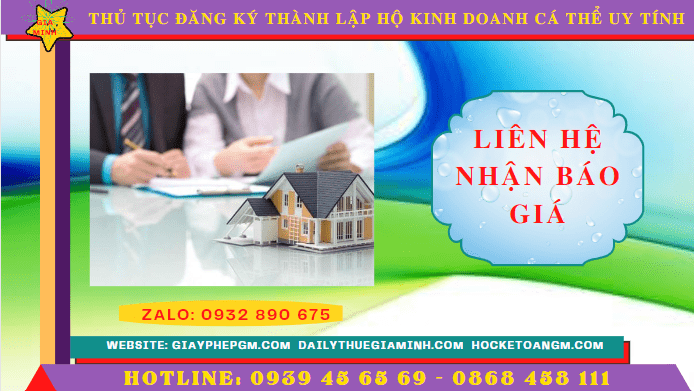 Thủ tục đăng ký thành lập hộ kinh doanh cá thể tại Bà Rịa Vũng Tàu uy tín 5 Chi phí thành lập hộ kinh doanh trọn gói tại Bà Rịa Vũng Tàu