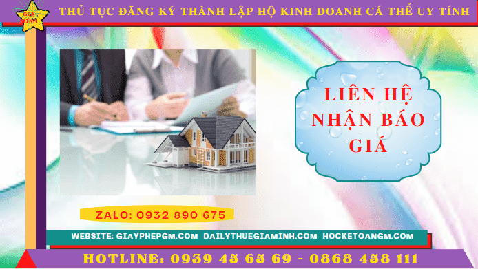 THỦ TỤC ĐĂNG KÝ THÀNH LẬP HỘ KINH DOANH CÁ THỂ TẠI BẠC LIÊU UY TÍN 5 Chi phí thành lập hộ kinh doanh trọn gói tại Bạc Liêu