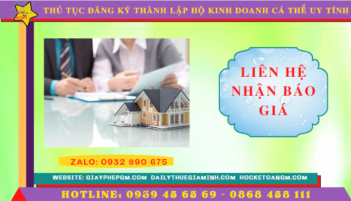 Chi phí thành lập hộ kinh doanh trọn gói tại Bình Phước