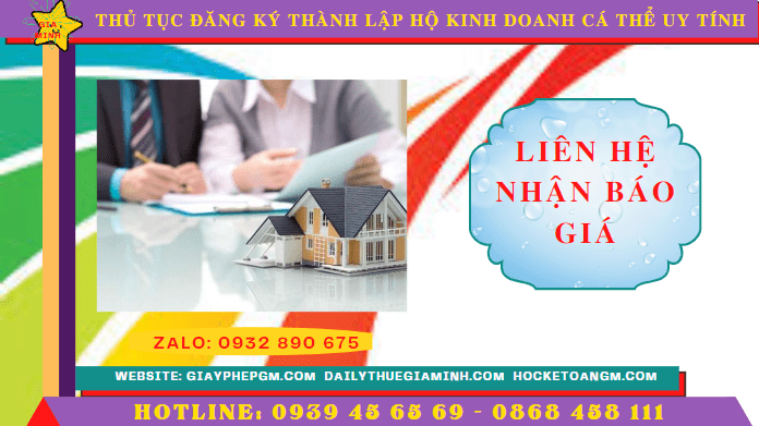 THỦ TỤC ĐĂNG KÝ THÀNH LẬP HỘ KINH DOANH CÁ THỂ TẠI BÌNH THUẬN UY TÍN 5 Chi phí thành lập hộ kinh doanh trọn gói tại Bình Thuận