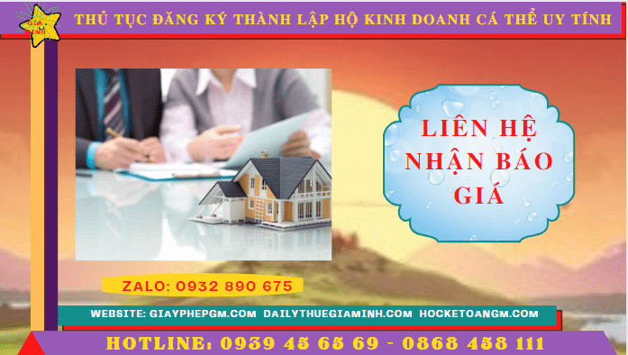 THỦ TỤC ĐĂNG KÝ THÀNH LẬP HỘ KINH DOANH CÁ THỂ TẠI ĐIỆN BIÊN UY TÍN 5 Chi phí thành lập hộ kinh doanh trọn gói tại Điện Biên