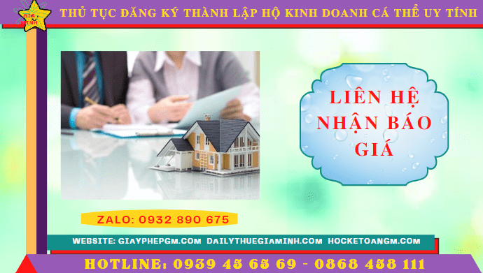 THỦ TỤC ĐĂNG KÝ THÀNH LẬP HỘ KINH DOANH CÁ THỂ TẠI ĐỒNG NAI UY TÍN 5 Chi phí thành lập hộ kinh doanh trọn gói tại Đồng Nai