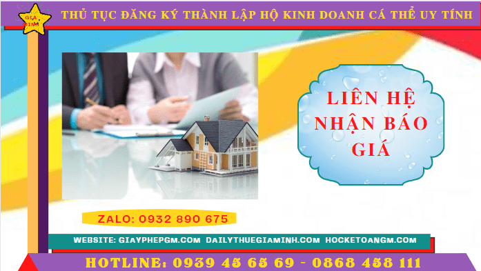 THỦ TỤC ĐĂNG KÝ THÀNH LẬP HỘ KINH DOANH CÁ THỂ TẠI HÀ TĨNH UY TÍN 5 Chi phí thành lập hộ kinh doanh trọn gói tại Hà Tĩnh