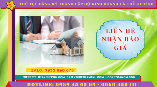 Chi phí thành lập hộ kinh doanh trọn gói tại Hậu Giang