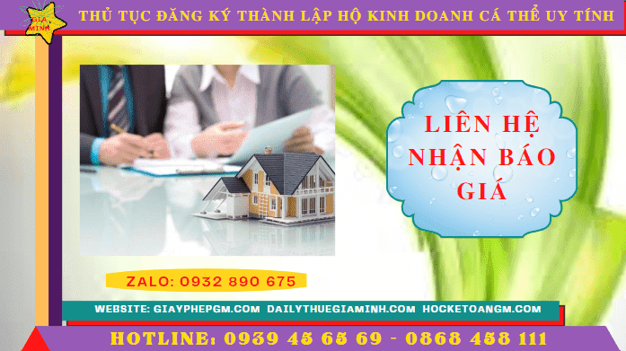 Chi phí thành lập hộ kinh doanh trọn gói tại Kiên Giang