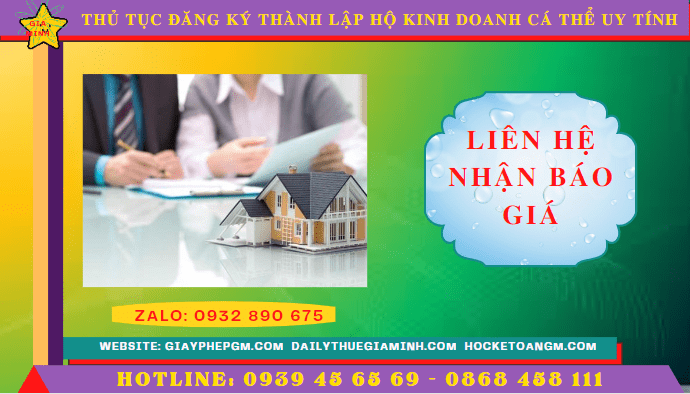THỦ TỤC ĐĂNG KÝ THÀNH LẬP HỘ KINH DOANH CÁ THỂ TẠI LÂM ĐỒNG UY TÍN 5 Chi phí thành lập hộ kinh doanh trọn gói tại Lâm Đồng