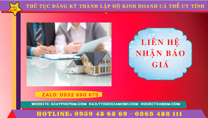THỦ TỤC ĐĂNG KÝ THÀNH LẬP HỘ KINH DOANH CÁ THỂ TẠI LẠNG SƠN UY TÍN 5 Chi phí thành lập hộ kinh doanh trọn gói tại Lạng Sơn