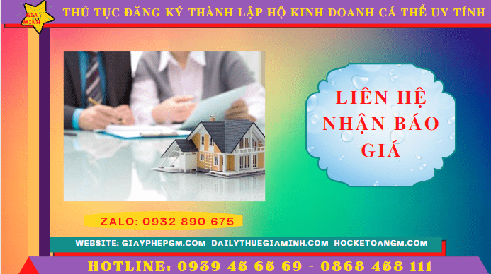 Thủ tục đăng ký thành lập hộ kinh doanh cá thể tại ninh bình uy tín 5 Chi phí thành lập hộ kinh doanh trọn gói tại Ninh Bình