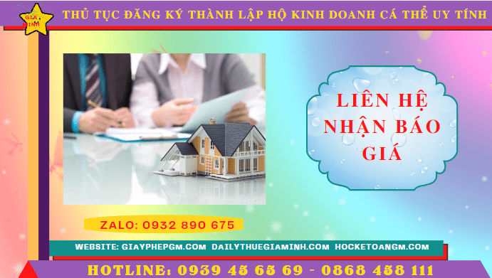 THỦ TỤC ĐĂNG KÝ THÀNH LẬP HỘ KINH DOANH CÁ THỂ TẠI PHÚ YÊN UY TÍN 5 Chi phí thành lập hộ kinh doanh trọn gói tại Phú Yên