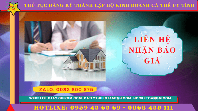 THỦ TỤC ĐĂNG KÝ THÀNH LẬP HỘ KINH DOANH CÁ THỂ TẠI QUẢNG NINH UY TÍN 5 Chi phí thành lập hộ kinh doanh trọn gói tại Quảng Ninh