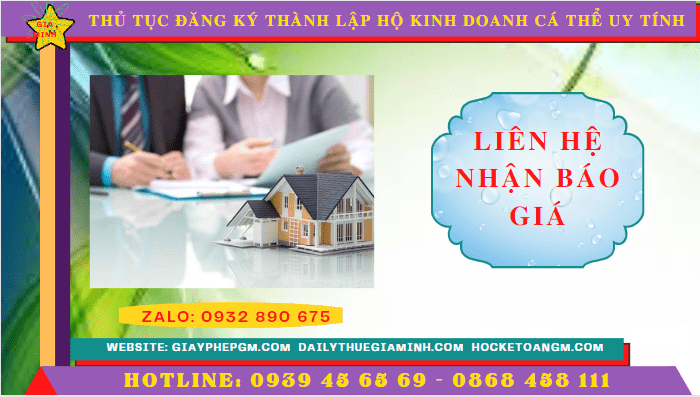 Chi phí thành lập hộ kinh doanh trọn gói tại Sóc Trăng