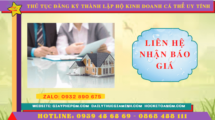 Thủ tục đăng ký thành lập hộ kinh doanh cá thể tại thành phố cần thơ uy tín 5 Chi phí thành lập hộ kinh doanh trọn gói tại Thành Phố Cần Thơ