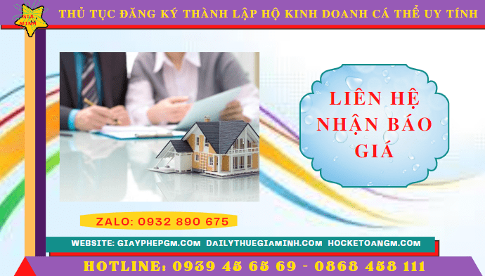 Thủ tục đăng ký thành lập hộ kinh doanh cá thể tại Thành Phố Hồ Chí Minh uy tín 5 Chi phí thành lập hộ kinh doanh trọn gói tại Thành Phố Hồ Chí Minh