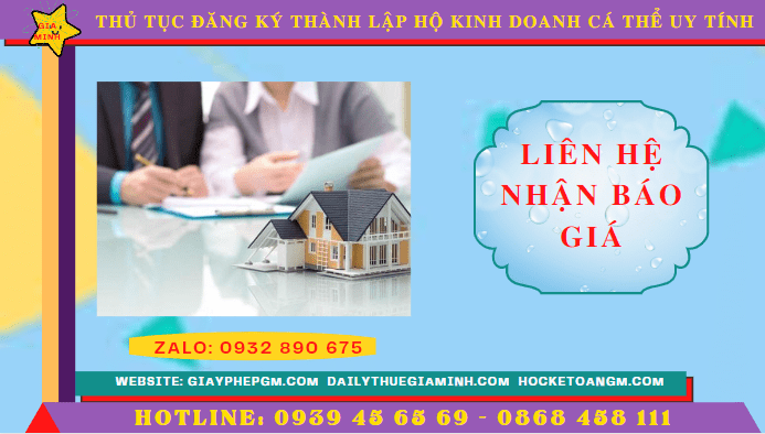 THỦ TỤC ĐĂNG KÝ THÀNH LẬP HỘ KINH DOANH CÁ THỂ TẠI THÀNH PHỐ HUẾ UY TÍN 5 Chi phí thành lập hộ kinh doanh trọn gói tại Thành Phố Huế
