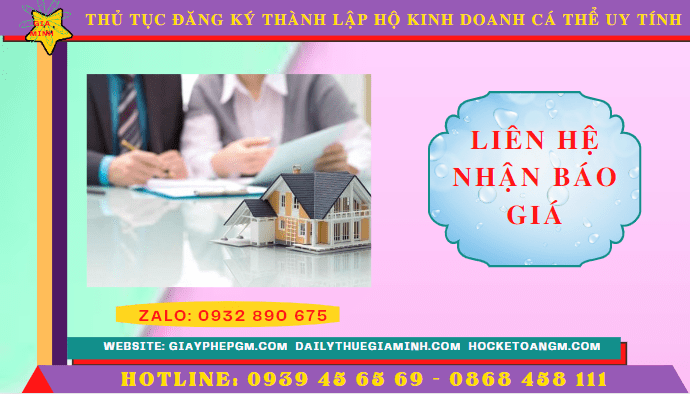 THỦ TỤC ĐĂNG KÝ THÀNH LẬP HỘ KINH DOANH CÁ THỂ TẠI THÀNH PHỐ HƯNG YÊN UY TÍN 5 Chi phí thành lập hộ kinh doanh trọn gói tại Thành Phố Hưng Yên
