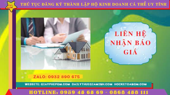 Chi phí thành lập hộ kinh doanh trọn gói tại TP Hải Phòng