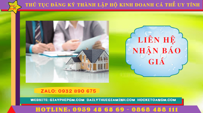 THỦ TỤC ĐĂNG KÝ THÀNH LẬP HỘ KINH DOANH CÁ THỂ TẠI TRÀ VINH UY TÍN 5 Chi phí thành lập hộ kinh doanh trọn gói tại Trà Vinh