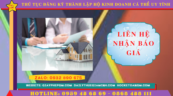 THỦ TỤC ĐĂNG KÝ THÀNH LẬP HỘ KINH DOANH CÁ THỂ TẠI TT HUẾ UY TÍN 5 Chi phí thành lập hộ kinh doanh trọn gói tại TT Huế
