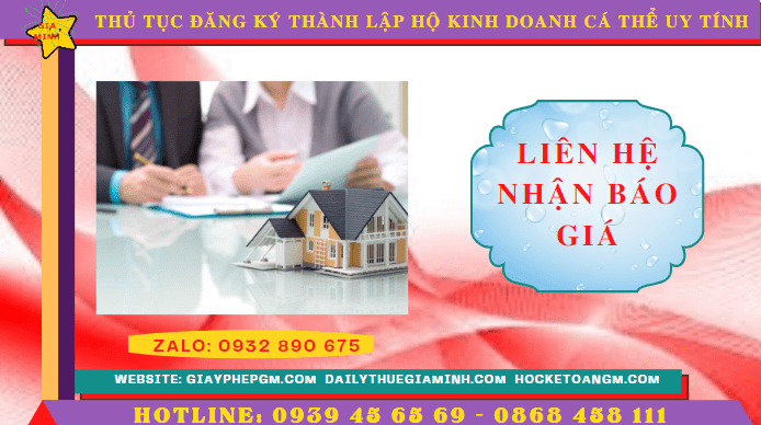 THỦ TỤC ĐĂNG KÝ THÀNH LẬP HỘ KINH DOANH CÁ THỂ TẠI TUYÊN QUANG UY TÍN 5 Chi phí thành lập hộ kinh doanh trọn gói tại Tuyên Quang