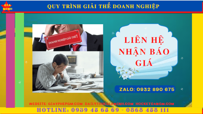 Quy trình giải thể doanh nghiệp tại Vũng Tàu 5 Chi phí thủ tục để giải thể doanh nghiệp tại Vũng Tàu