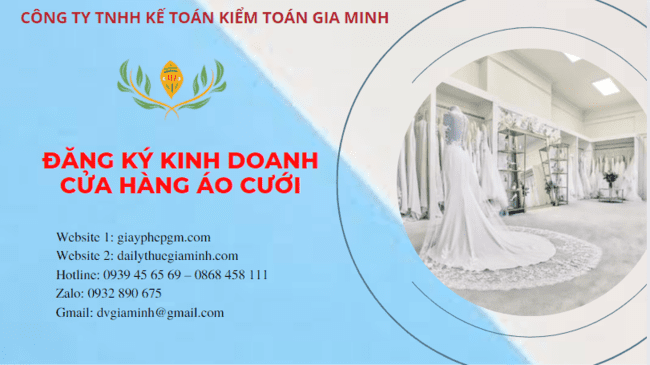 ĐĂNG KÝ KINH DOANH CỬA HÀNG ÁO CƯỚI TẠI AN GIANG 6 Đăng ký giấy phép kinh doanh cửa hàng áo cưới tại An Giang
