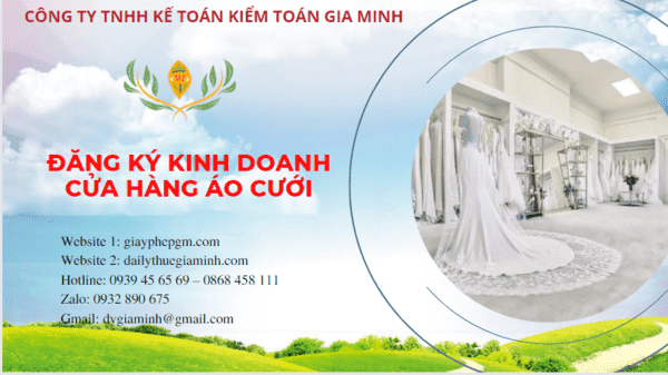 Đăng ký kinh doanh cửa hàng áo cưới tại Đắk Lắk 6 Đăng ký giấy phép kinh doanh cửa hàng áo cưới tại Đắk Lắk