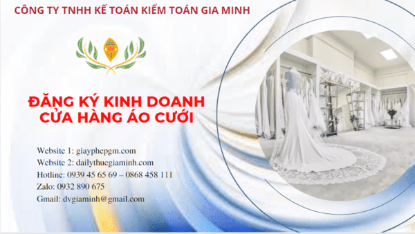 Đăng ký giấy phép kinh doanh cửa hàng áo cưới tại Đắk Nông