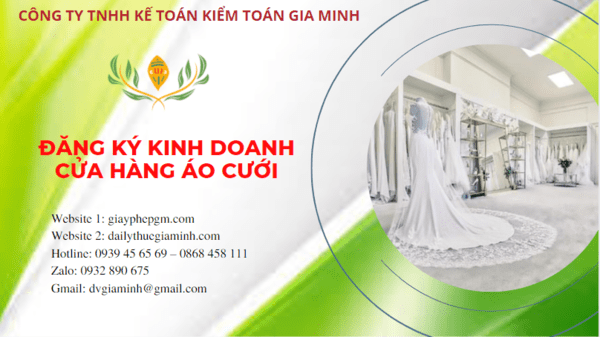 Đăng ký kinh doanh cửa hàng áo cưới tại hà nam 6 Đăng ký giấy phép kinh doanh cửa hàng áo cưới tại Hà Nam