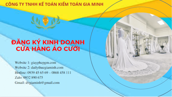 Đăng ký kinh doanh mở cửa hàng áo cưới tại Kiên Giang 6 Đăng ký giấy phép kinh doanh cửa hàng áo cưới tại Kiên Giang