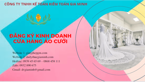 Đăng ký giấy phép kinh doanh cửa hàng áo cưới tại Kon Tum