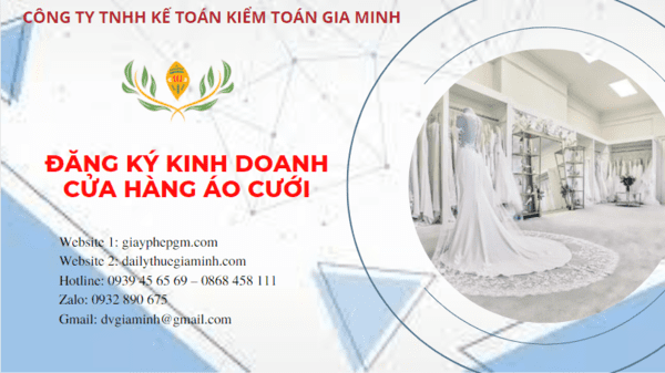 ĐĂNG KÝ KINH DOANH CỬA HÀNG ÁO CƯỚI TẠI NHA TRANG 6 Đăng ký giấy phép kinh doanh cửa hàng áo cưới tại Nha Trang