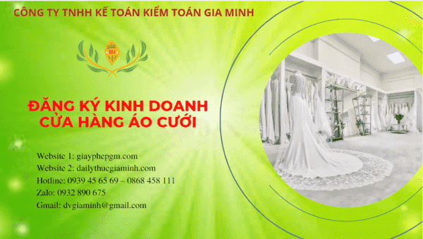 Đăng ký kinh doanh cửa hàng áo cưới tại quảng trị 6 Đăng ký giấy phép kinh doanh cửa hàng áo cưới tại Quảng Trị