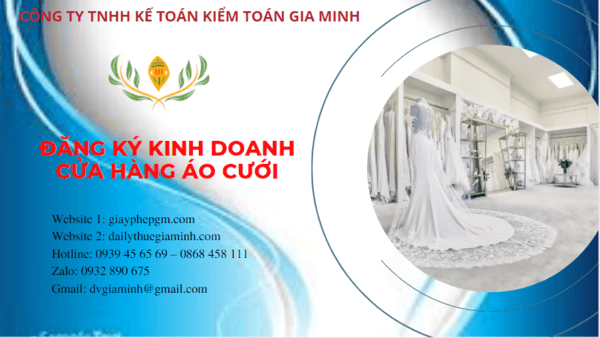 Đăng ký kinh doanh cửa hàng áo cưới tại Thành Phố Hà Nội 12 Đăng ký giấy phép kinh doanh cửa hàng áo cưới tại Thành Phố Hà Nội